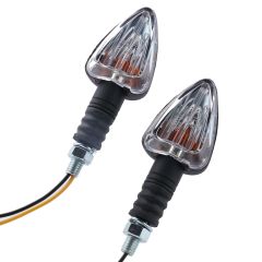 Motorcycle Arrow Indicators With Black Body And Clear Lens