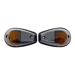 Motorcycle Original Fairing Indicators With Carbon Body And Smoked Lens