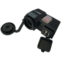 Twin 12V / USB Waterproof Power Supply