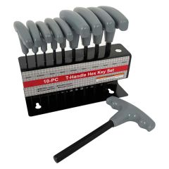 10 Piece T-Handle Hexagon Key Set