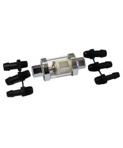 Glass Fuel Filter With Adaptors