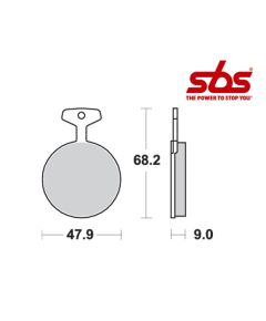 SBS 504 Brake Pad Kit