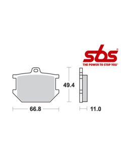 SBS 507 Brake Pad Kit