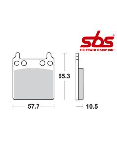 SBS 509 Brake Pad Kit