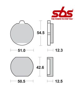 SBS 510 Brake Pad Kit