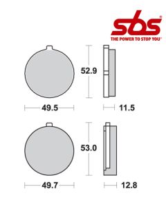 SBS 515 Brake Pad Kit