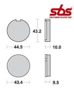 SBS 516 Brake Pad Kit