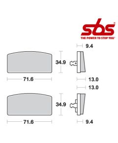 SBS 520 Brake Pad Kit