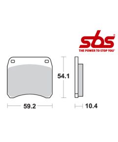 SBS 523 Brake Pad Kit