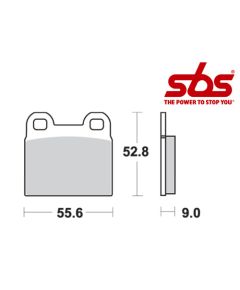 SBS 527 Brake Pad Kit