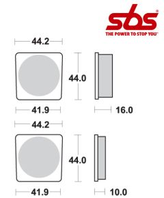 SBS 531 Brake Pad Kit