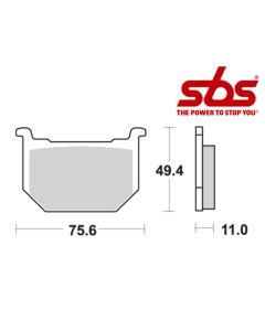 SBS 533 Brake Pad Kit