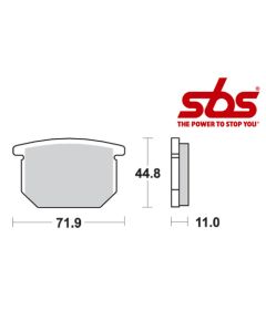 SBS 534 Brake Pad Kit