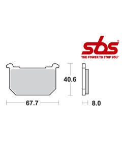 SBS 539 Brake Pad Kit
