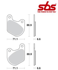SBS 543 Brake Pad Kit
