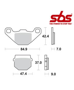 SBS 544 Brake Pad Kit