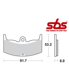 SBS 552 Brake Pad Kit