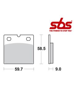SBS 554 Brake Pad Kit