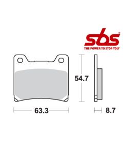 SBS 555 Brake Pad Kit
