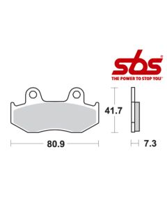 SBS 558 Brake Pad Kit