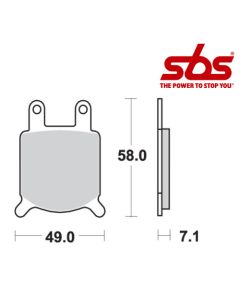 SBS 560 Brake Pad Kit