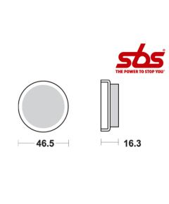 SBS 576 Brake Pad Kit