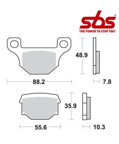 SBS 585 Brake Pad Kit