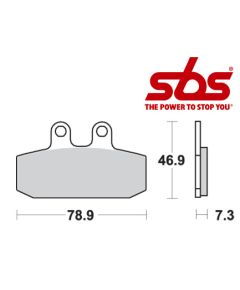 SBS 588 Brake Pad Kit