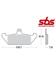SBS 594 Brake Pad Kit