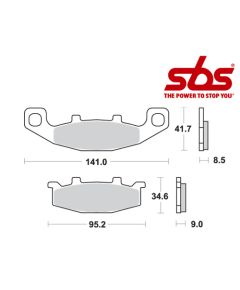 SBS 597 Brake Pad Kit