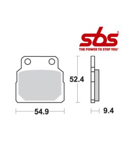 SBS 598 Brake Pad Kit