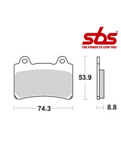SBS 613 Brake Pad Kit