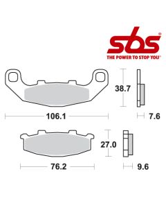SBS 615 Brake Pad Kit