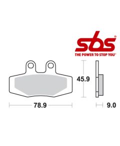 SBS 621 Brake Pad Kit