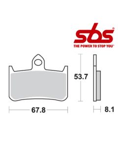 SBS 622 Brake Pad Kit