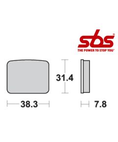 SBS 625 Brake Pad Kit