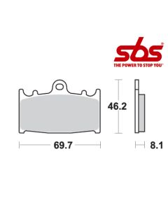 SBS 631 Brake Pad Kit