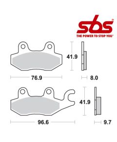 SBS 633 Brake Pad Kit