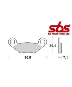 SBS 642 Brake Pad Kit
