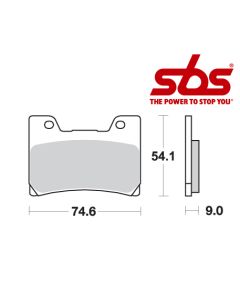 SBS 645 Brake Pad Kit
