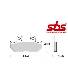 SBS 647 Brake Pad Kit