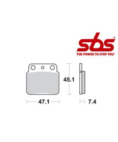 SBS 649 Brake Pad Kit