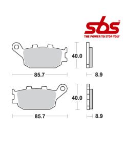 SBS 657 Brake Pad Kit