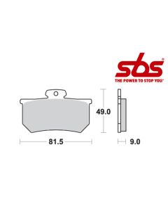 SBS 661 Brake Pad Kit