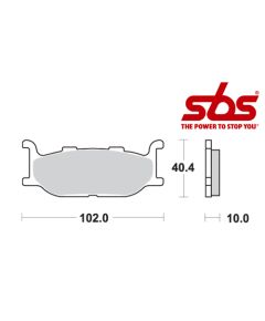 SBS 663 Brake Pad Kit