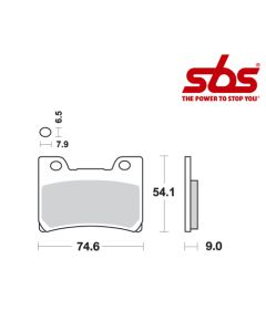SBS 665 Brake Pad Kit