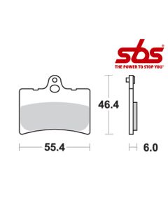 SBS 672 Brake Pad Kit
