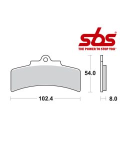 SBS 677 Brake Pad Kit