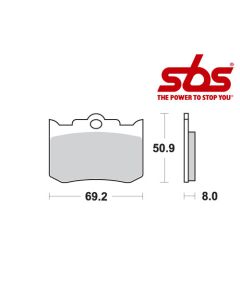 SBS 678 Brake Pad Kit