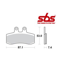 SBS 681 Brake Pad Kit